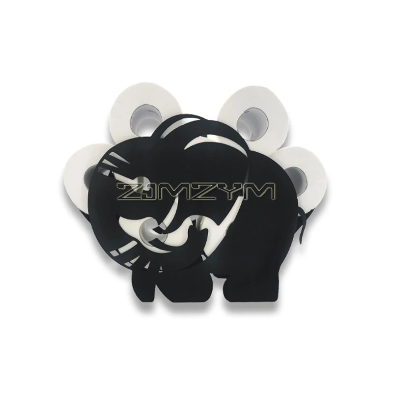 

Держатель для туалетной бумаги со слоном, подставка, Забавный стеллаж для бумаги, отдельно стоящая железная подставка для ванной и туалета, запасные рулоны для хранения