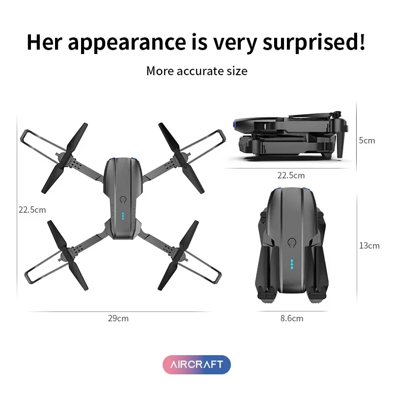 GISAEV E99 K3 Pro HD 4k Drone Dual Camera Foldable Mini WIFI Aerial Photography RC Quadcopter Toys Helicopter Drone Boys Gift image 6
