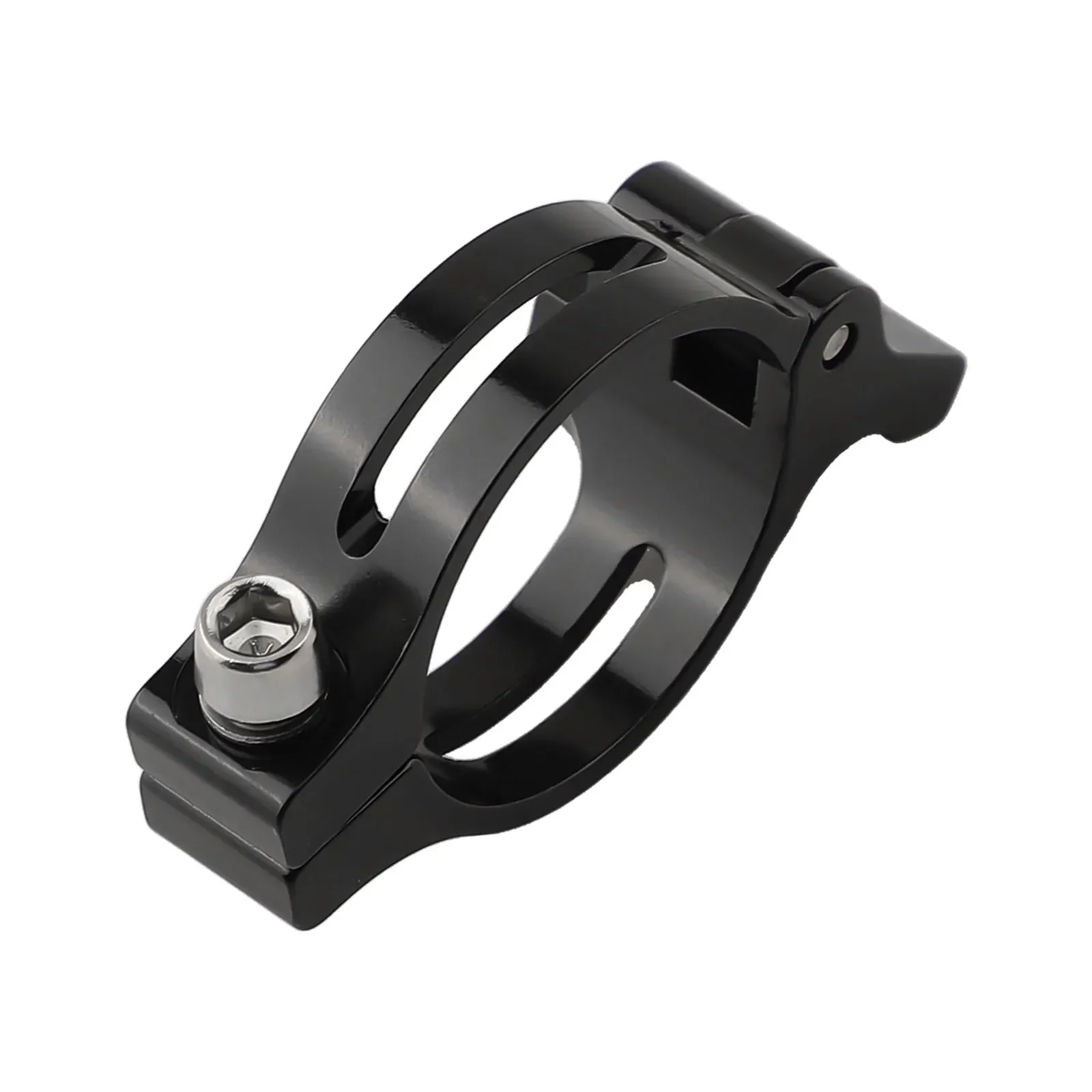 Bicycle Gear Front Derailleur Clamp 31.8/34.9mm Adjustable Front Derailleur Adapter Clip Front Derailleur Snap Ring