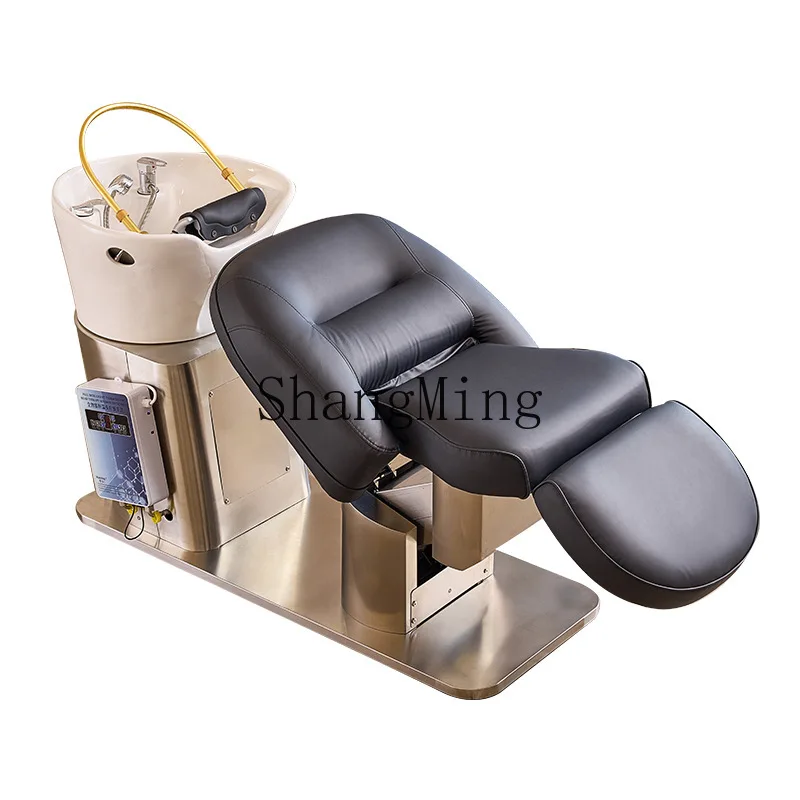 CL ceramic shampoo bed lifting half lying down adjustable multi-functional  shop hair salon shampoo chair