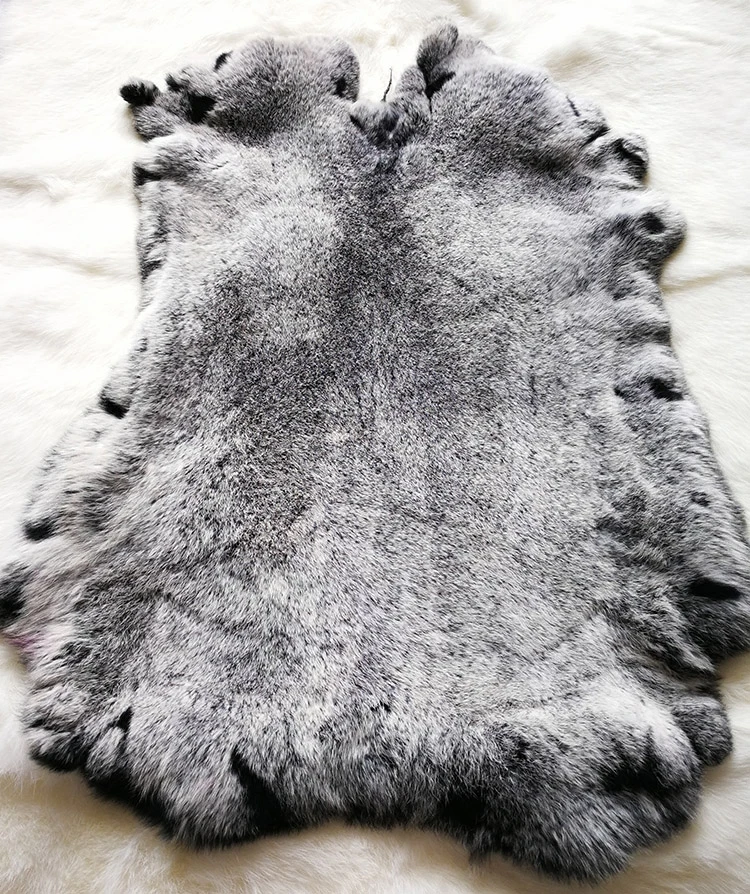 Real Fur Rex Rabbit Skin Set, DIY Mobile Bag, Rex Collar Garment, Leather Fur Rabbit Hair, 45x28cm, General Set