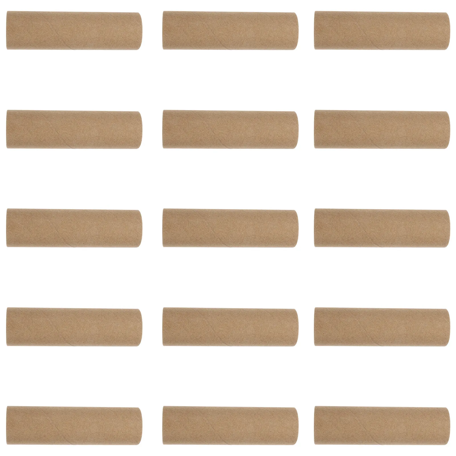 15Pcs Craft Paper Roll For Projects Christmas Crafts Supplies Kraft Tubes Versatile Cardboard