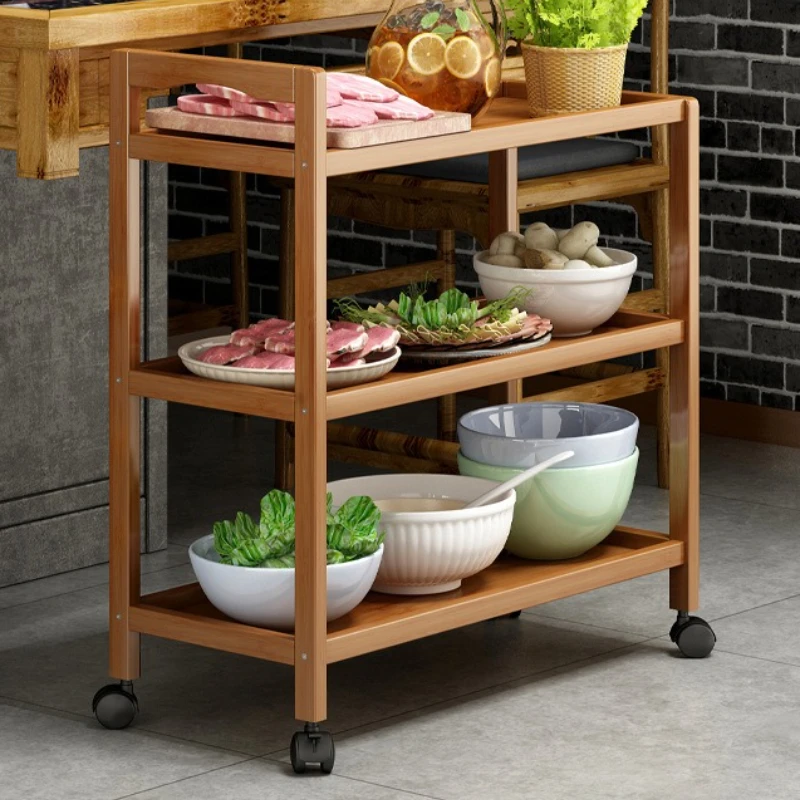 نقل عرض خزانة تخزين رفوف المطبخ الحديثة غرفة المعيشة تخزين خزانة الرجعية الخيزران خزائن الأثاث ل Opslg MHSNJ #2