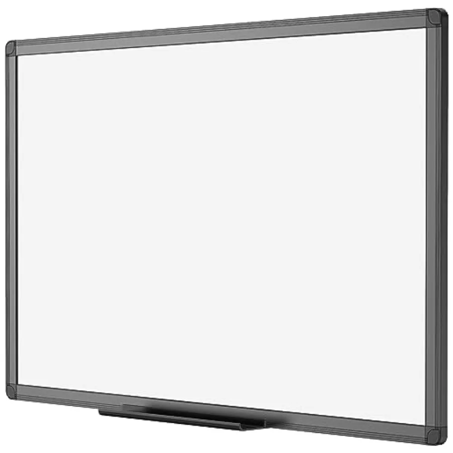 

Магнитная доска для сухого стирания 48 x 36 дюймов с черной алюминиевой рамкой