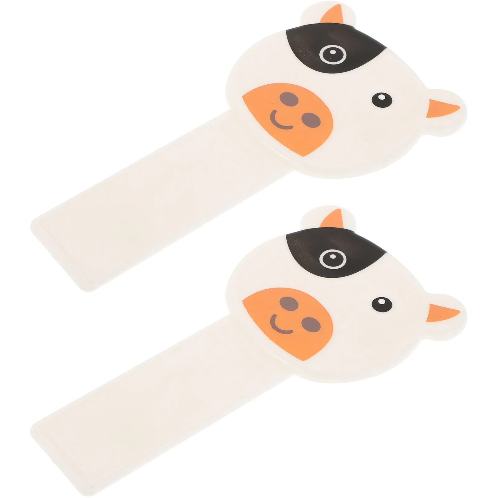 2Pcs Toilet Lid Lifter Cute Cartoon Handle Adhesive Toilet Seat Cover Raise Lifter Handheld Tool Avoid Touching Bathroom