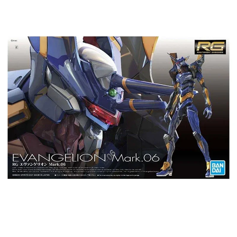 

In Stock Bandai RG EVA MK 6 Action Figure Neon Genesis Evangelion EVA Mark.06 Plastic Assembly Model Toys Gifts
