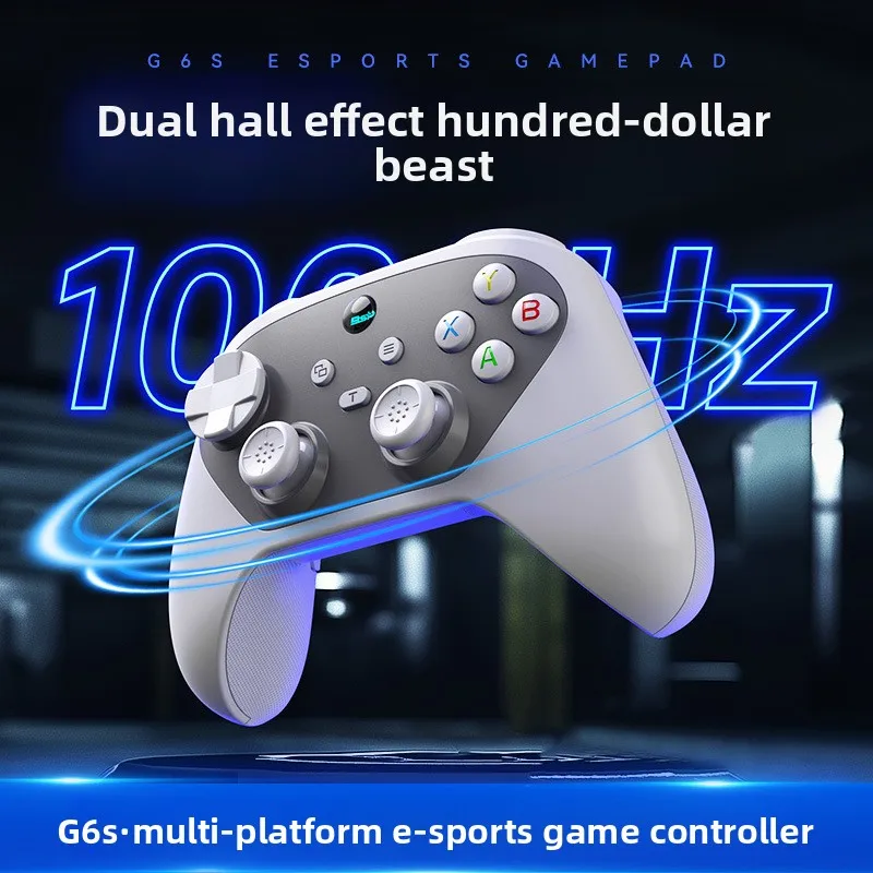 New G6S Wireless Gamepad Double Hall Vibration Somatosensory FOR Switch Continuous Computer Bluetooth Handle
