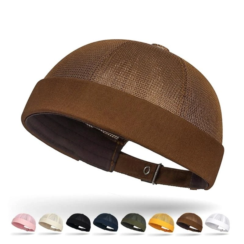 멋진 비니 모자 빈티지 캐주얼 모자 잘 생긴 힙합 모자 조정 가능한 항구 모자 커플 소년 소녀를위한 선물 여러 가지 빛깔의