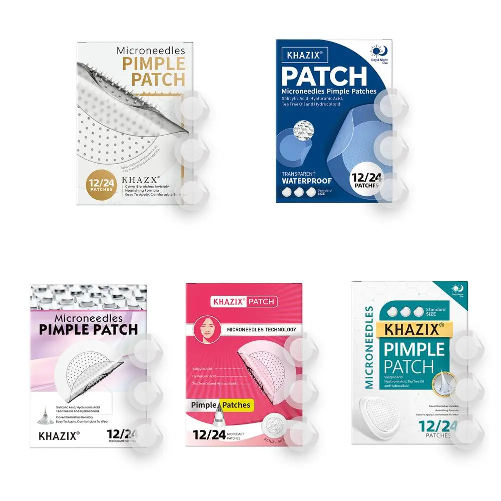 

12Pcs 24Pcs Micro Needle Pimple Patch Hydrocolloid Micropoint Pimple Patch Acne Pimples Overnight, Invisible Acne Cover Patches