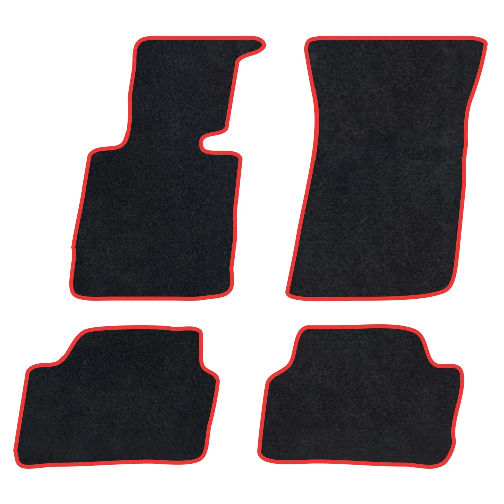 

4PCS Car Floor Mats For Bmw 1 series E81/E82/E87/E88 2004-2010 2door Rugs Automotive interior Special Car Mats Full Set