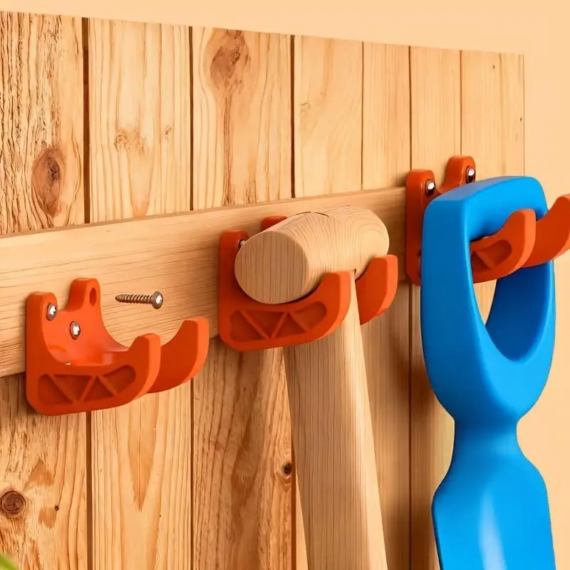 

【EFFICIENT 】For Gardening Tool Hanger Storage Hook 2/4Pcs For Garden Sheds For Garage Wall Space Saving Organizer Bracket Holder