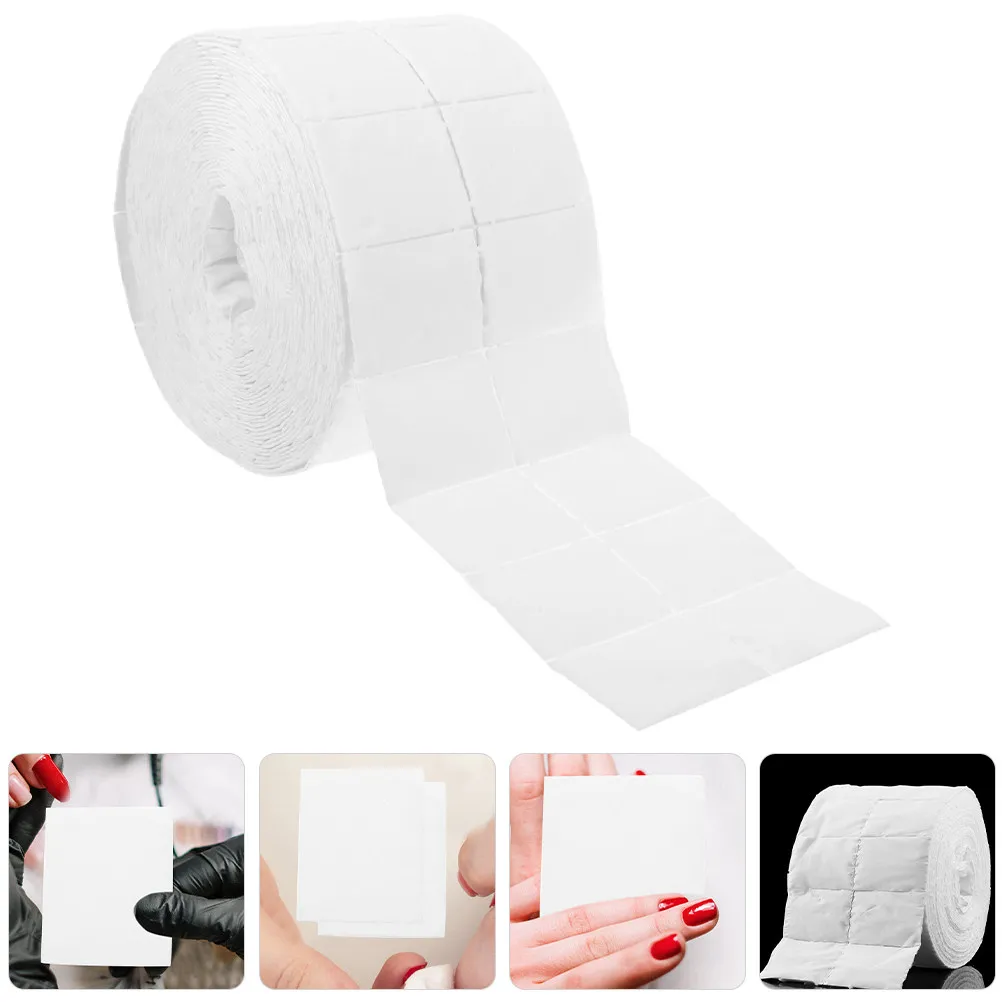 2 Rolls Nail Washing Paper Towel Roll for Manicure Unloading Lint Free Nail Wipes Soft Absorbent Disposable Travel Friendly
