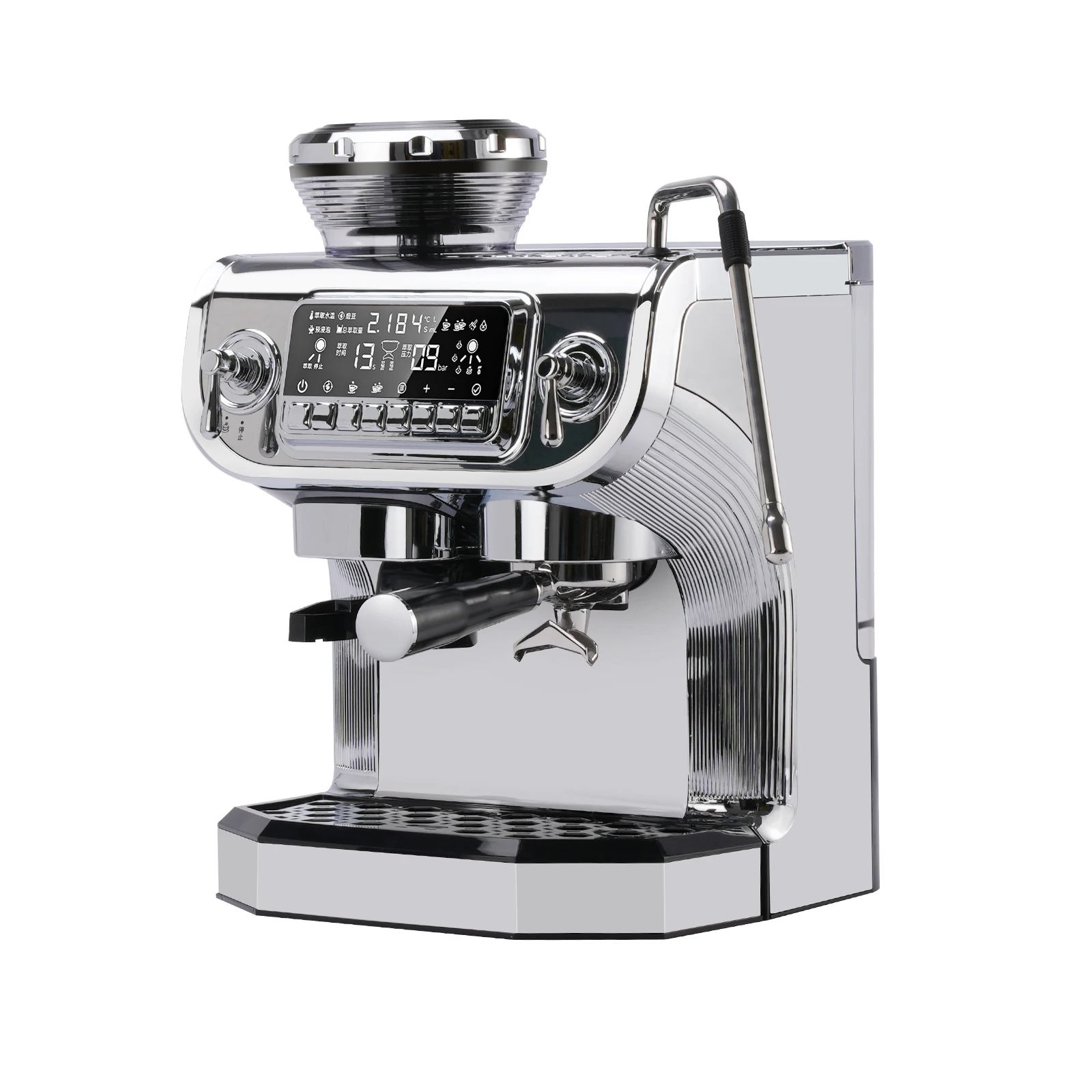 

Cappuccino Express Espresso Coffee Machine With Steam Wand