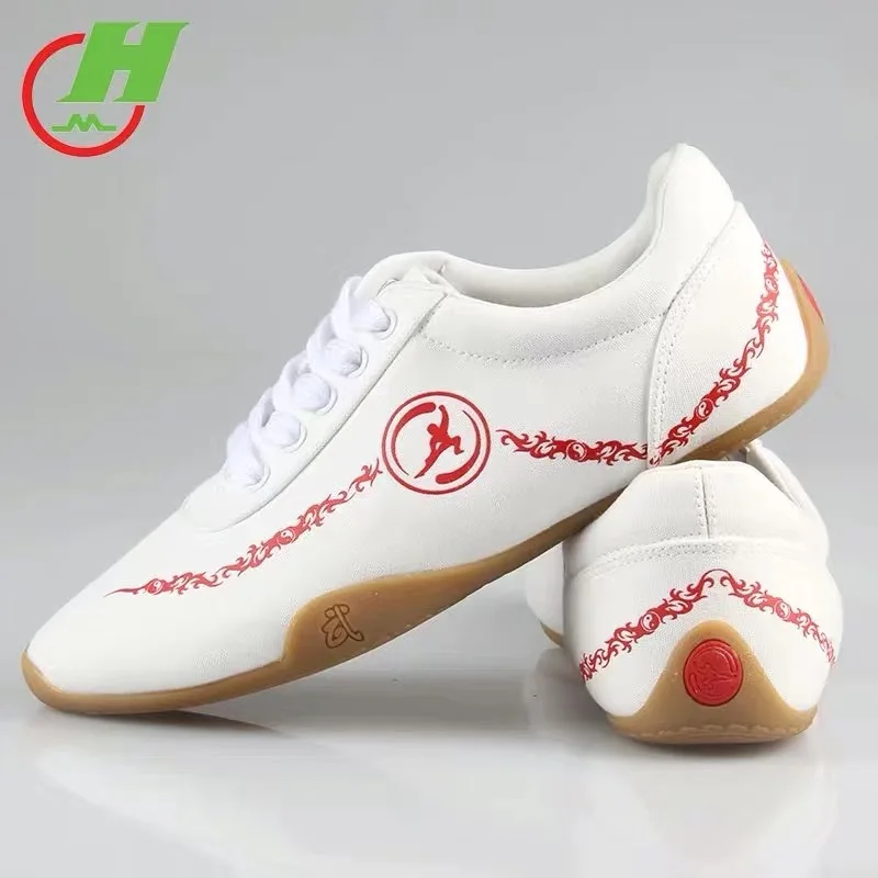 أحذية فنون الدفاع عن النفس المهنية للجنسين أسود أبيض تاي تشي أحذية رجل إمرأة الكونغفو حذاء الصباح ممارسة فنون الدفاع عن النفس الأحذية #2