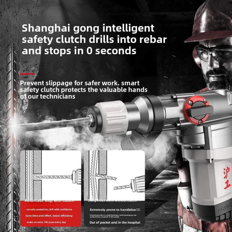 

Электрический молоток, электрическая кирка, промышленная ударная дрель для тяжелого бетона, бытовая