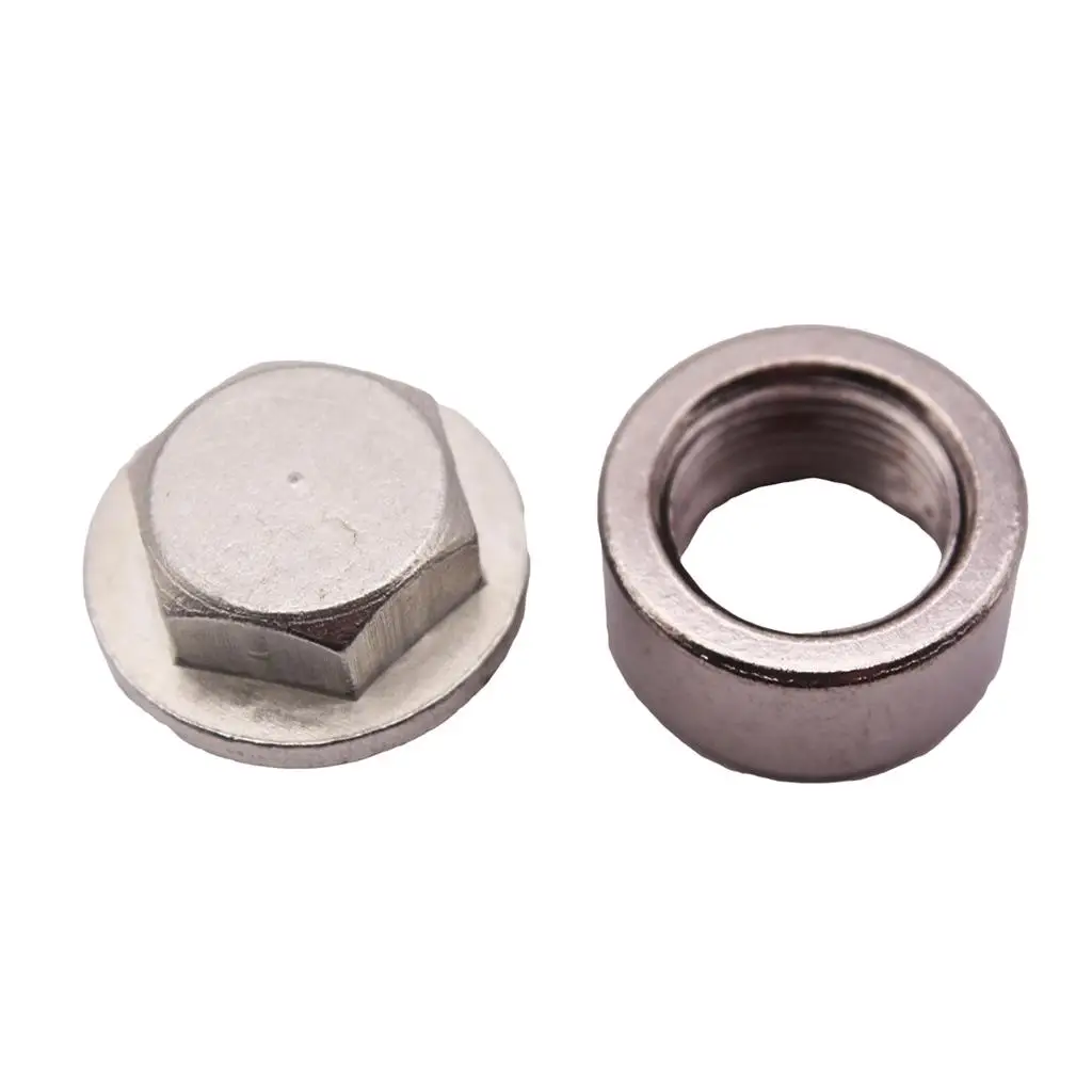 Oxygen Sensor Bung Stainless Steel Weld on M18 X 1.5 Universal Wideband Port for Racing Exhaust