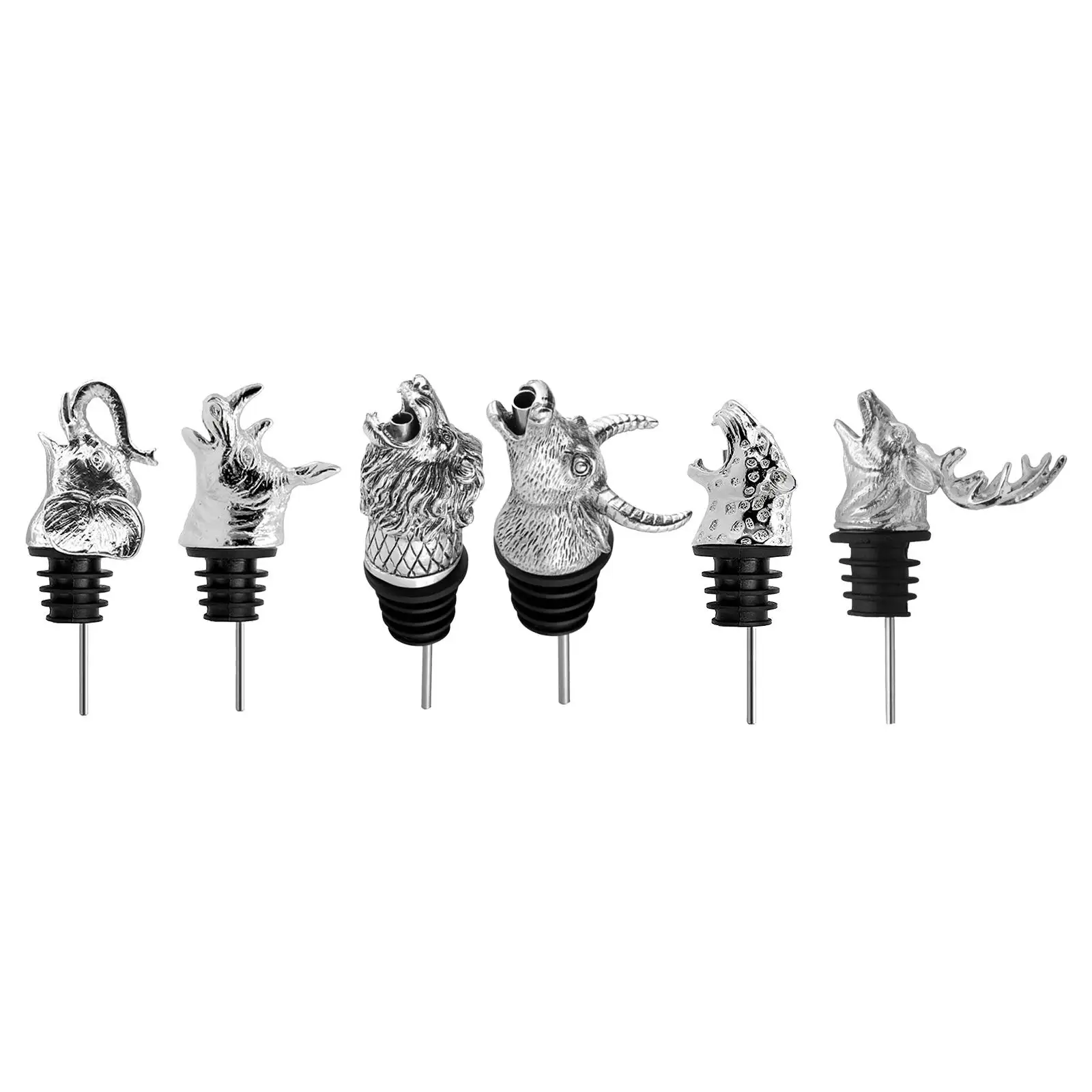 Silicone Aerator Pourer Decanters Elephant Stoppers Decanter Pourer Decanter Bottles