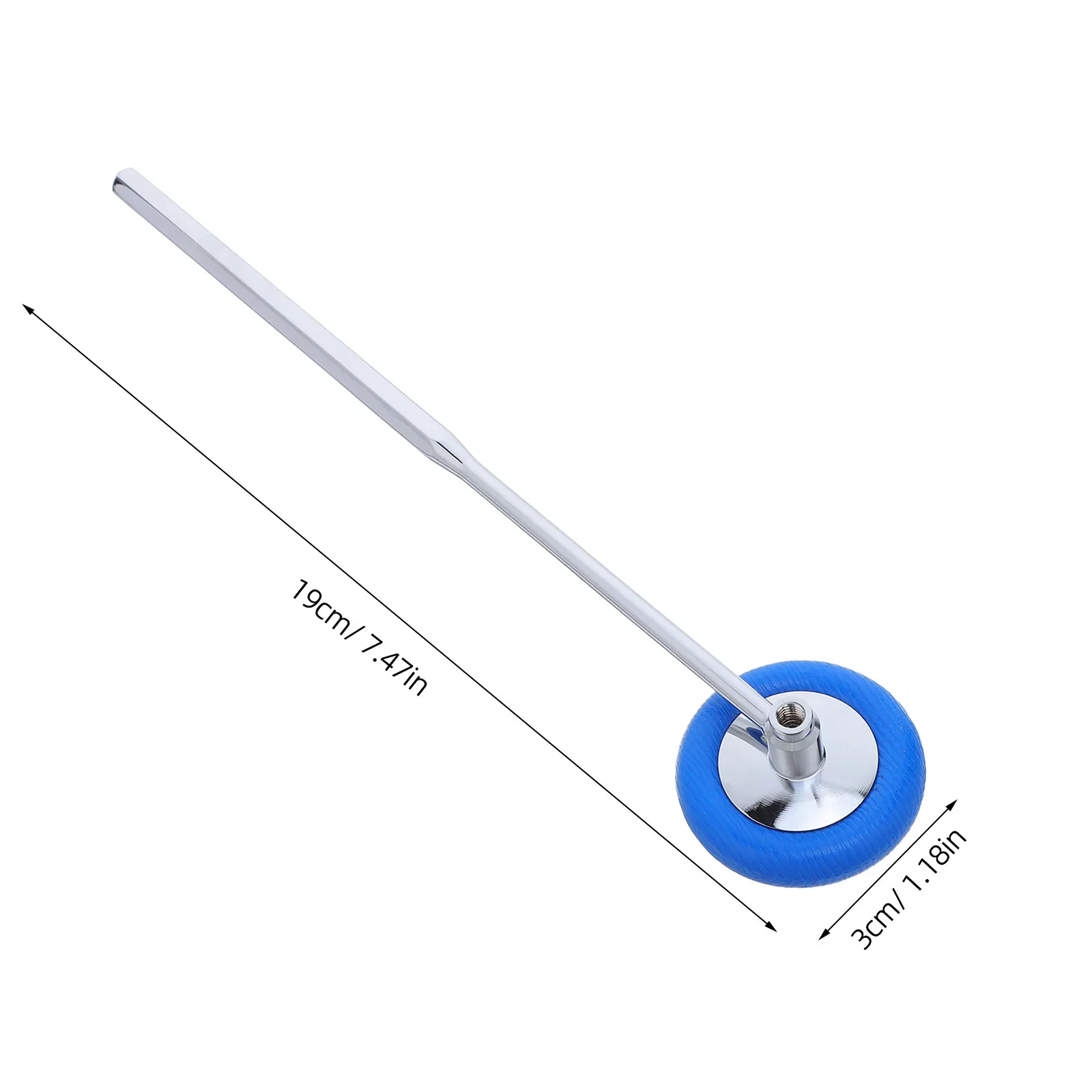 Neurological Reflex Hammer 7.5 Inch Lightweight Aluminum Percussion Knee Hammer Telescoping Diagnostic Tool for Deep