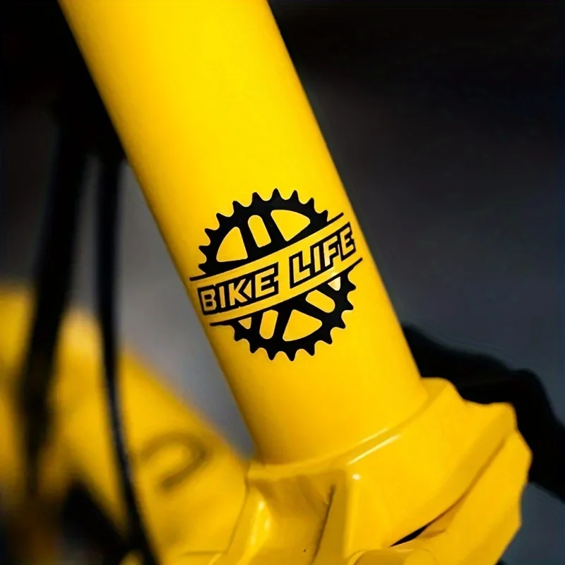 A PVC Sticker for Bicycles-Waterproof Decoration for Bike Frames And Helmets, Suitable for Mountain Bikes And General Additions
