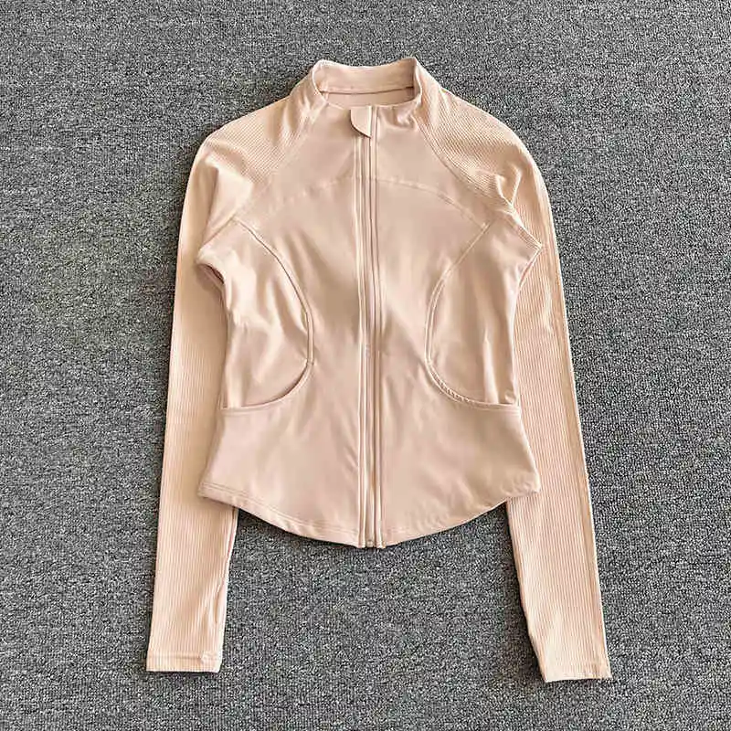 

2025 Yoga Suit Spring Autumn Women's New Outerwear High-end Sense of Beauty Professional Sports Fitness Top Training Long Slee