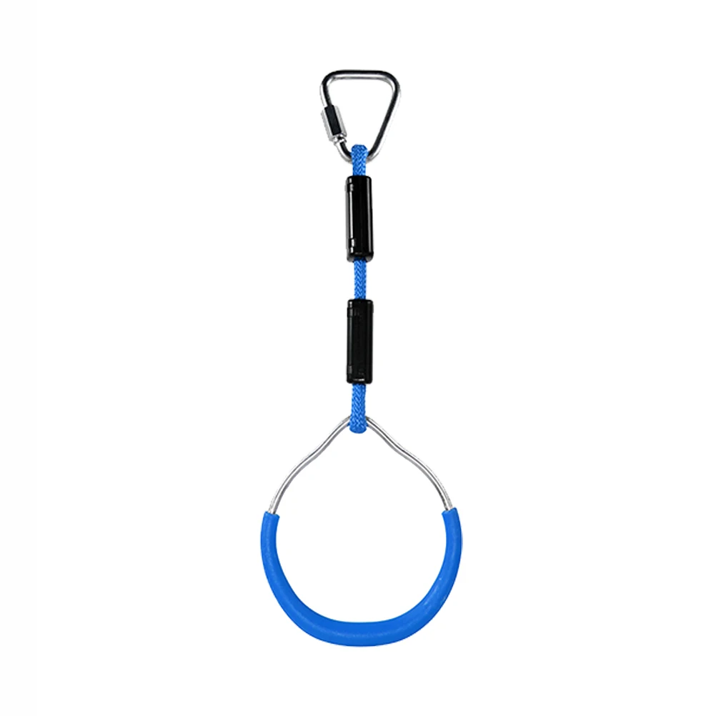 

2Pcs Gymnastic Rings Colorful Kids Climbing Swing Obstacle Accessories High Strength Up To 120kg Bone Exercise Growth Promotion