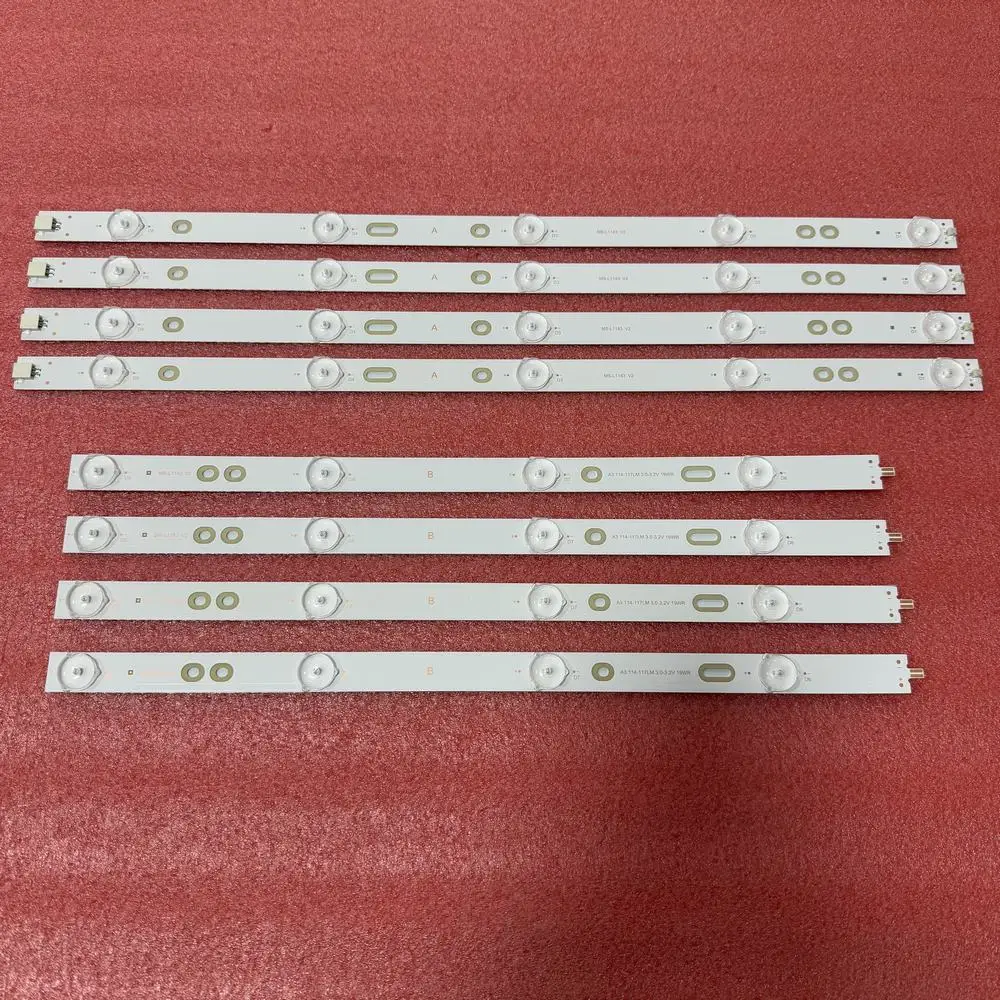 LED Backlight Strip For SELECLINE 130129/43S1810 TF-LЕD43S43T2S MS-L1143 V2 A3 43F660T LC430DUY SH A1 ST-4340YK