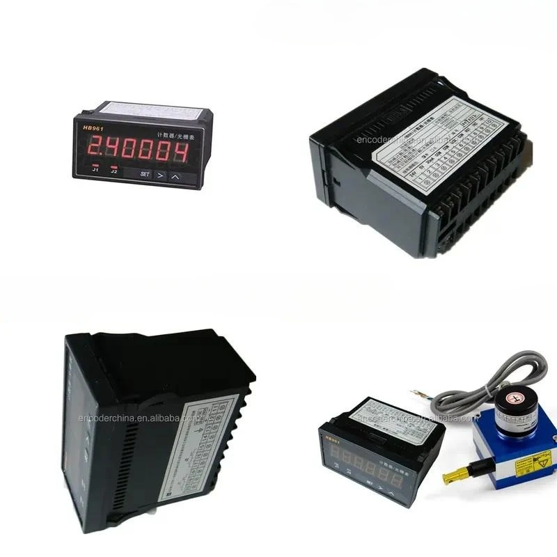 HB961 6-Bit LED Display Digital Counter Encoder Indicator with AC85V-260V/DC85V-360V Power Supply and AC220V/3A Relay