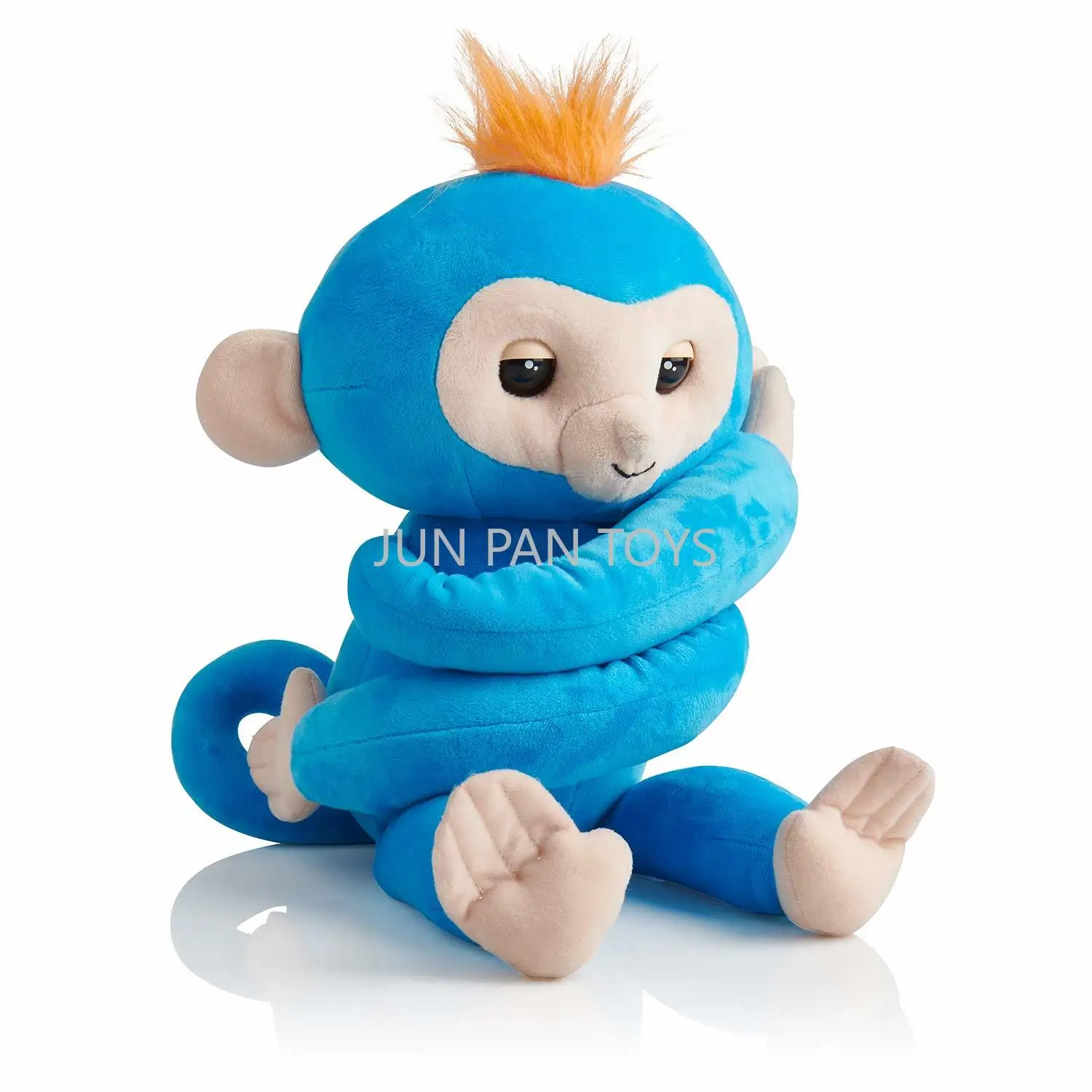 Juguetes de peluche interactivos para niños, Animal de peluche suave Kawaii, Animal de peluche, abrazos de los dedos originales, BORIS BELLA