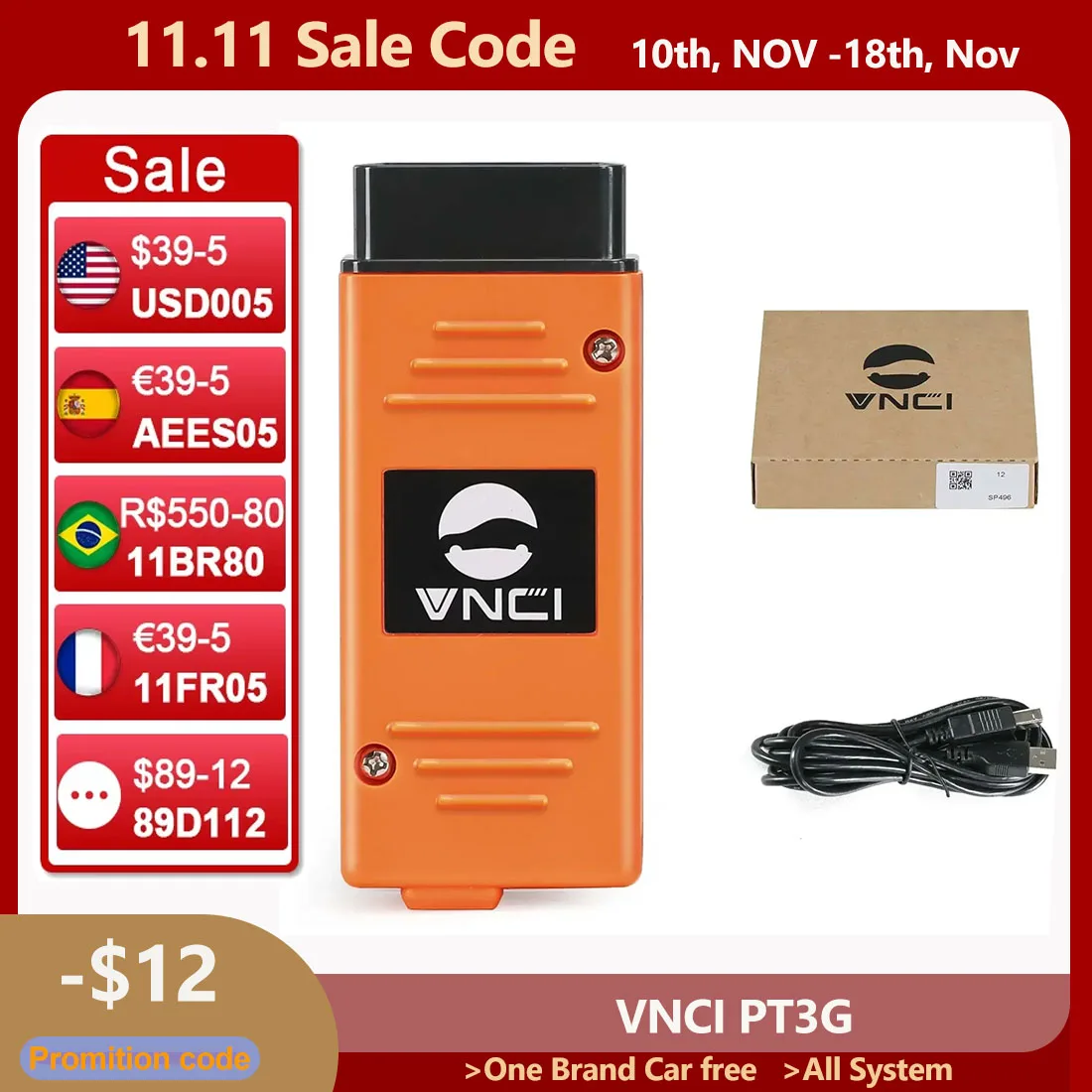 Newest VNCI PT3G For Pors-che PIWIS Support DOIP and CANFD Function For Car Diagnostic Tool Scanner Compatible with OEMPIWIS2/3