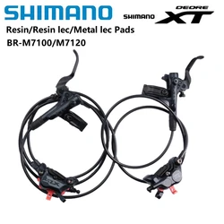 Shimano DEORE SLX M7120 M7100 pistones de freno freno de disco hidráulico para almohadillas MTB accesorios de bicicleta resina/resina lec/pastillas lec de Metal