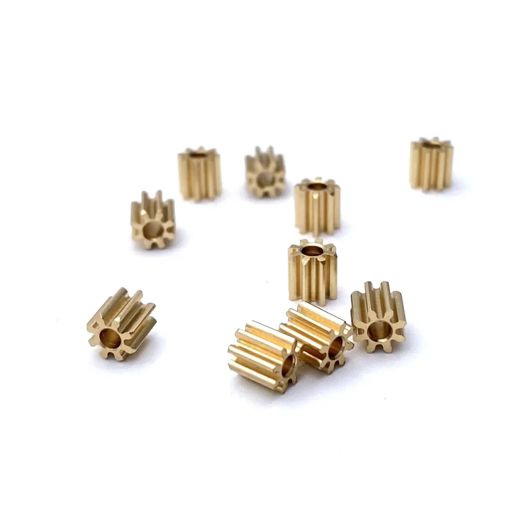 0.5M 7/8/9/10/11/12 Teeth Copper Gear 5MM Thickness DIY Model Motor 1/1.5/2/2/3/3mm Hole