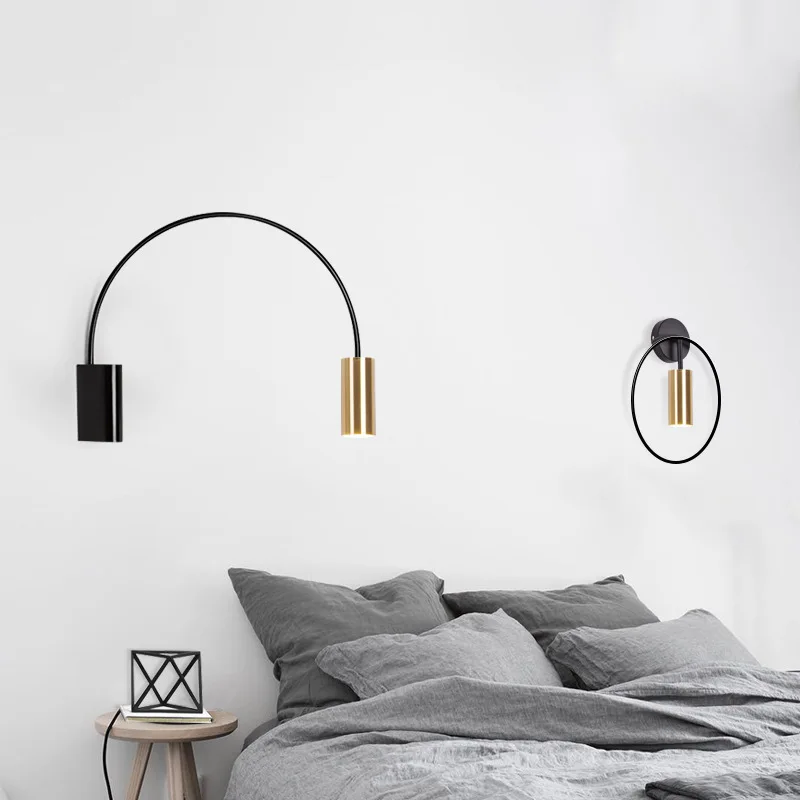 Creative Adjustable Light Bar Personalized Wall Light Modern Simple Luxury Nordic Table Light Linear Restaurant Aisle Wall Lamp