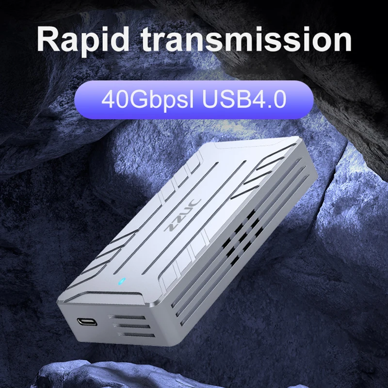 태블릿 컴퓨터 용 UTHAI NVME 알루미늄 합금 하드 드라이브 박스 4T 확장 M2 SSD 솔리드 스테이트 모바일 드라이브 박스 40G