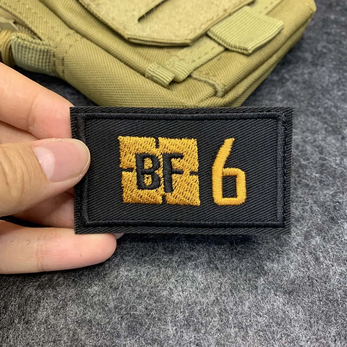 Letter & Number Embroidery Morale Patch Hook Loop Badge Tag Appliques for Backpack Vest Clothing Decoration