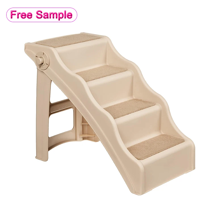 

Custom Plastic Folding Collapsible Foldable Portable Car High Bed Chair Step Ladder Pet Cat Ramp Small Dogs Stairs For Dog