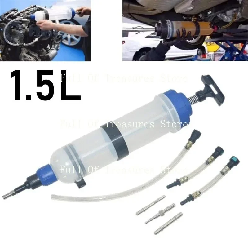 Fluid Extractor&Filler Fluid Car Oil Fluid Extractor Syringe Pump Brake Fluid Extractor Manual Fuel Transfer Hand Pump Dispenser