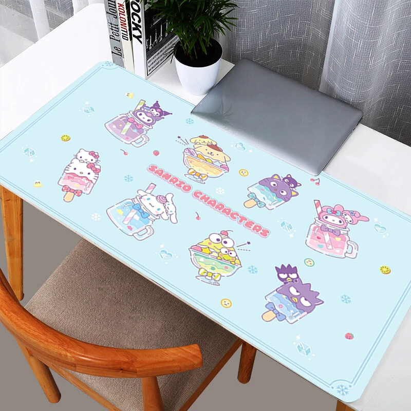 Hello Kitty Mouse Pad durable Kawaii Gaming Accessories PC Computer Keyboard Gamer Desk Mat alfombrilla xxl Mousepad