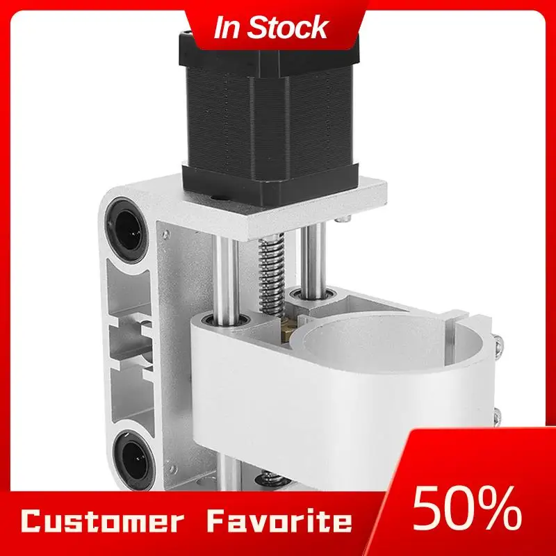 

Top Sale Aluminum Alloy Z Axes Motor Mount For 3018 Router Machine, Stable And Reliable, Z Axes Power With 52Mm Stroke, Bearing