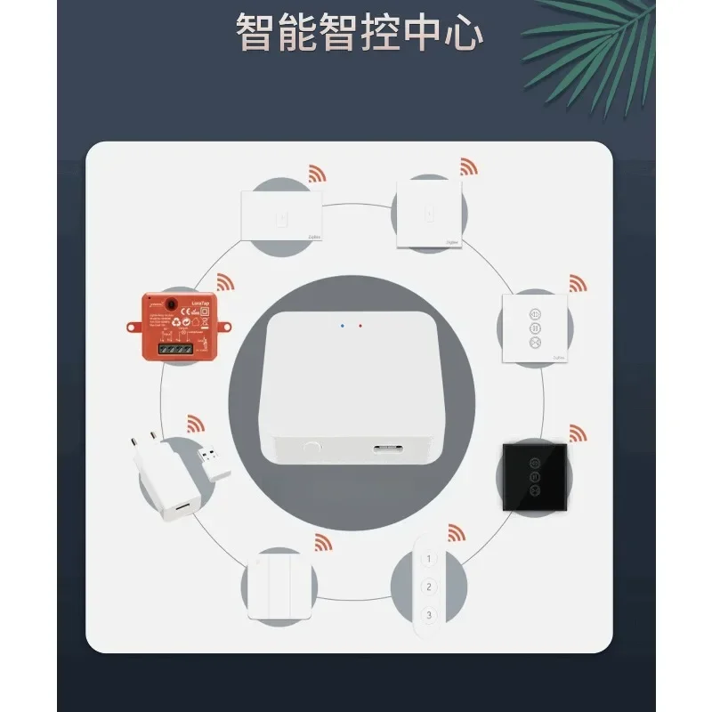 Smart Wired Gateway Host Multifunctional Intelligent Control Center For Smart Home Automation Hotel Industry
