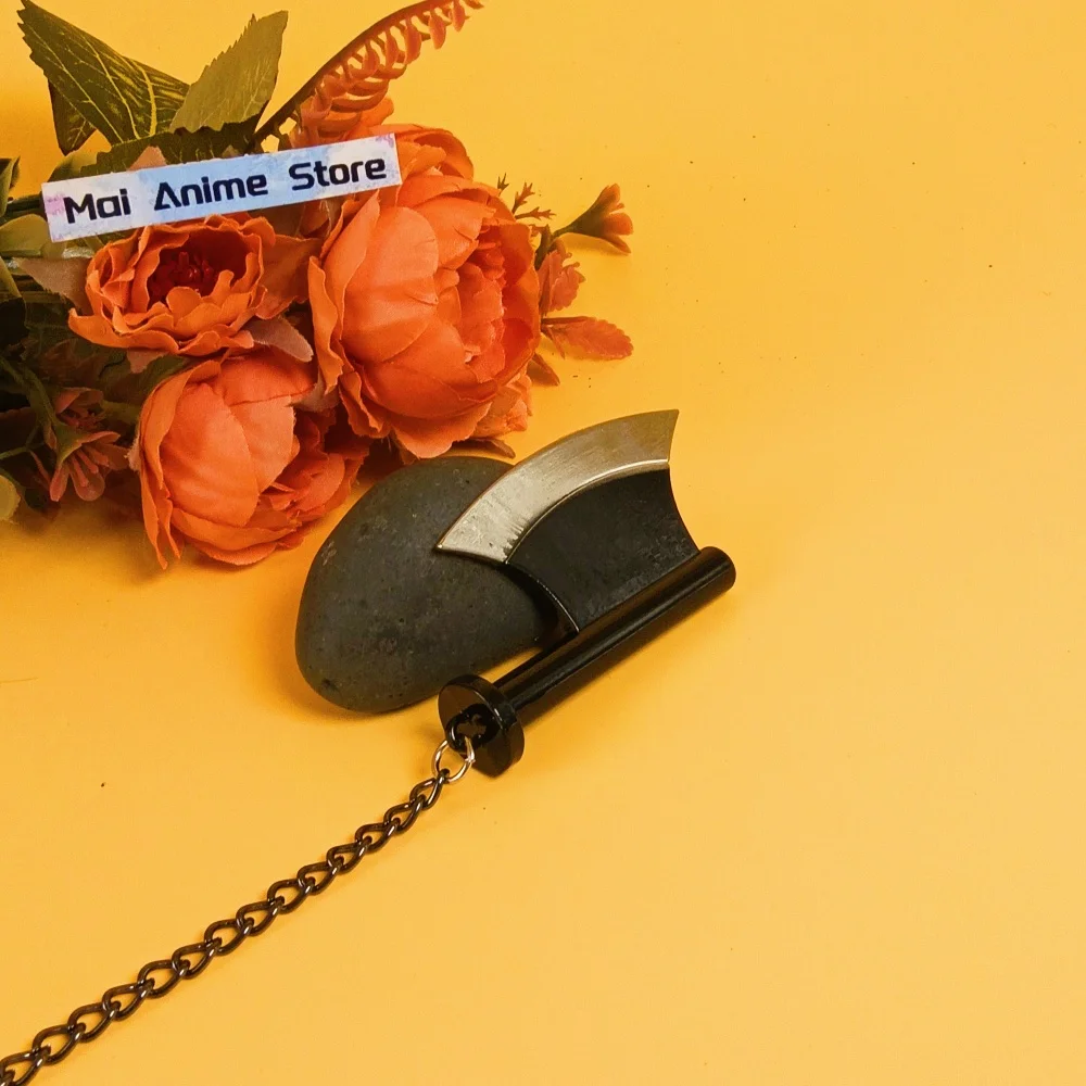 5 سنتيمتر أنيمي كاتانا الأصلي سيف ساموراي كبير الفأس فلايل أنيمي المعادن النينجا سكين السيف الحجم الحقيقي اليابانية كاتانا لعبة غير حادة هدية #2