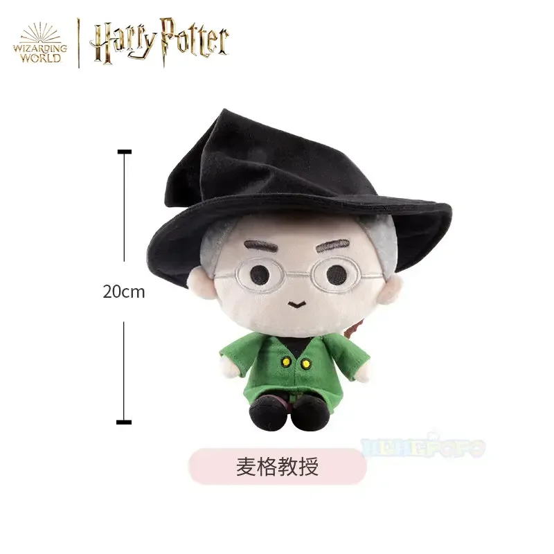 20cm Harry Potter Supporting Actor Dumbledore McGonagall Snape Hagrid Malfoy Cute Plush Doll Kawaii Fluffy Soft Stuffed Toy Gift