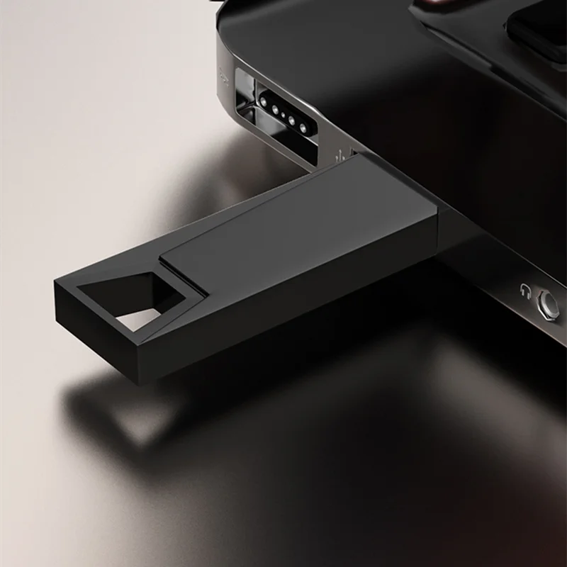 50 Teile/los Schwarz Metall Mini USB 2,0 Flash-Laufwerk 4GB 8GB 16GB 32GB 64GB 128GB Memory Stick Kostenloses Individuelles LOGO
