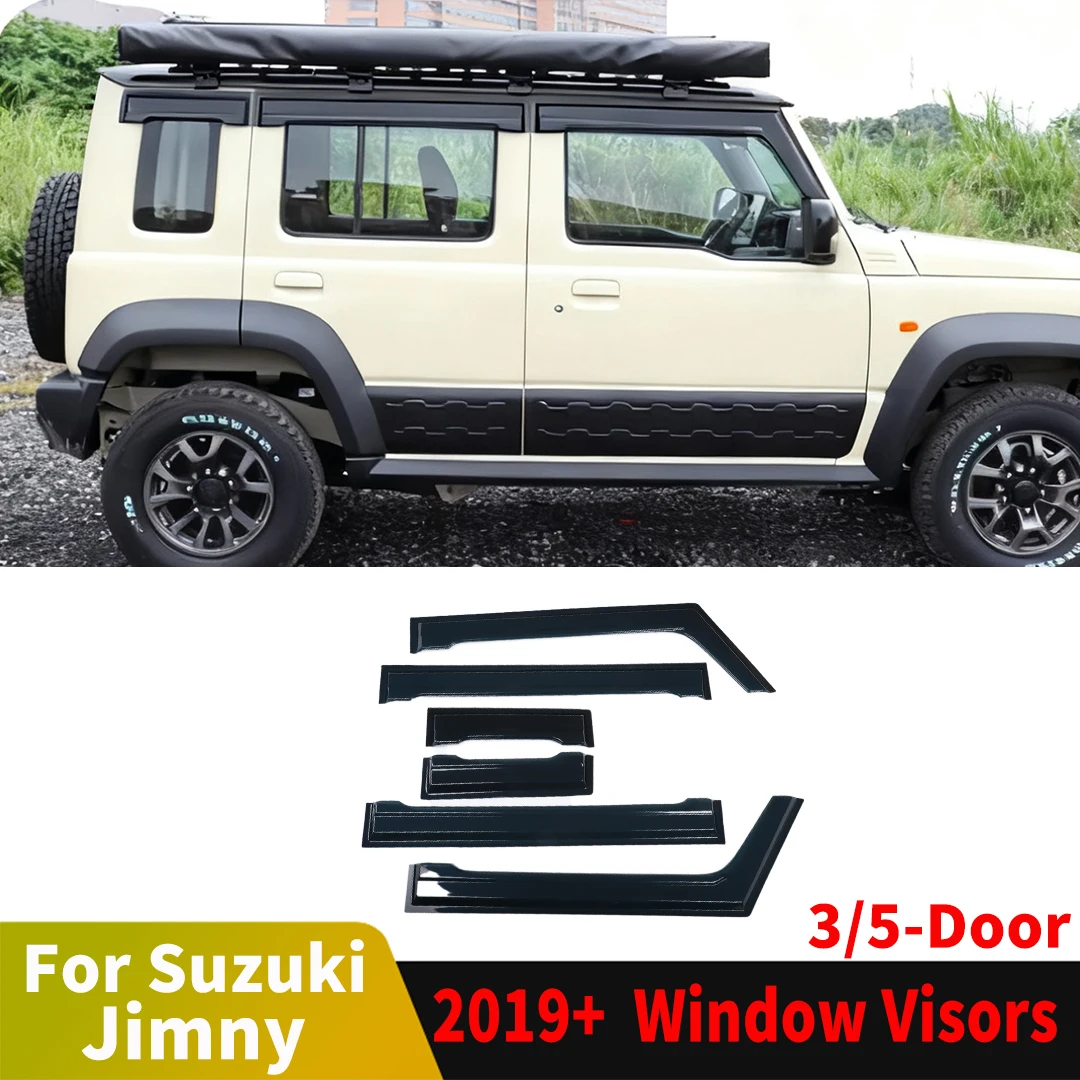 

Window Visors Body Kit Tuning Accessories For Suzuki Jimny 2019-2025 3 Door or 5 Door JB64 JG74 Sport Styling Part Decoration