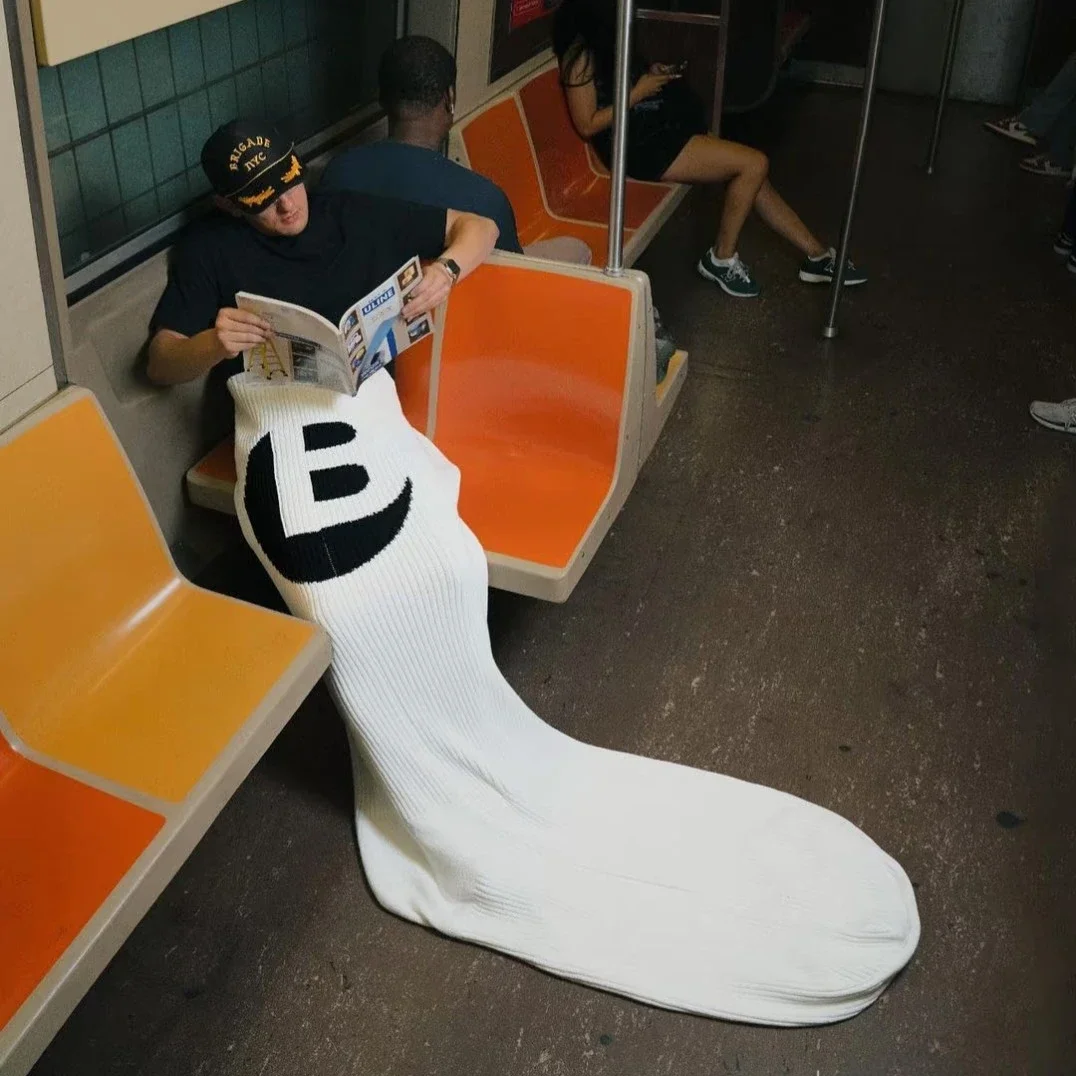 

2025 Creative Socks Sleeping Bag Large Socks Sleeping Bag Funny Thicken Outdoor Home Sofa Soft Warm Blankets Men Women Kids