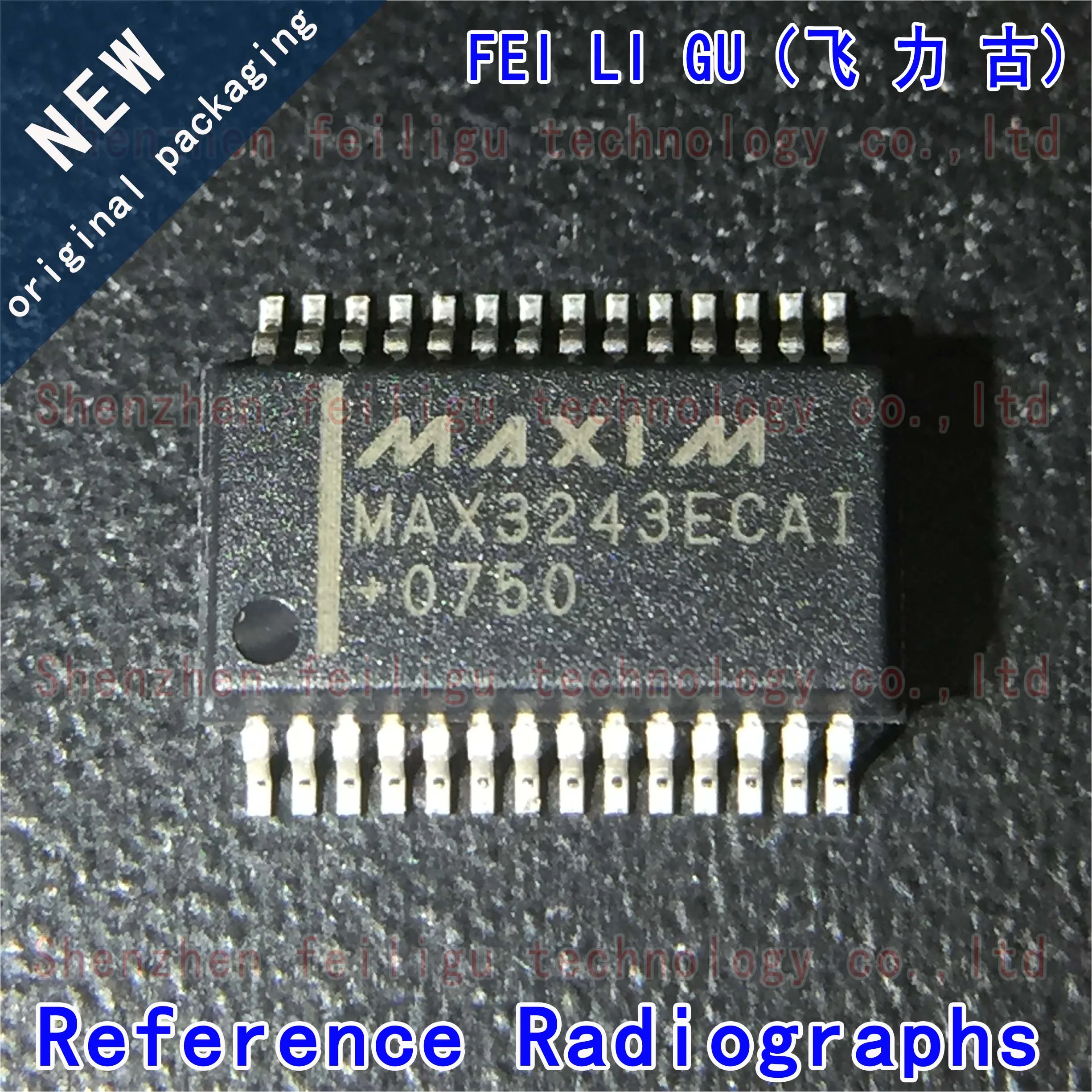 

1~30PCS 100% New original MAX3243ECAI+T MAX3243ECAI MAX3243 Package:SSOP28 Transceiver RS232 Chip