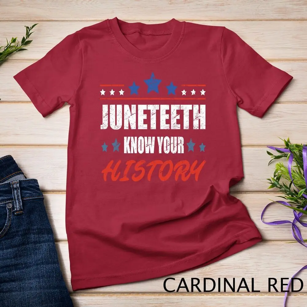 Juneteenth know your history anti 4th of july Unisex T-shirt