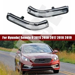 Rearview Mirror Turn Light For Hyundai Sonata 9 2015 2016 2017 2018 2019 LED Signal Lamp Car Accessories