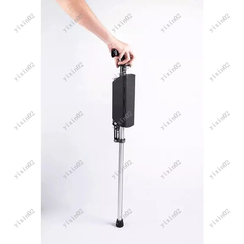 

Foldable Walking Stick with Seat Portable Hiking Trekking Pole Anti-Slip Chair for Outdoor