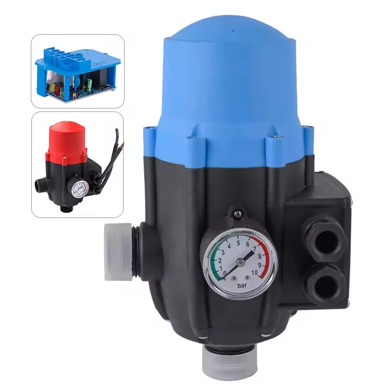 Automatic Pressure Controller Adjustable One Inch Self-priming Pump Water Flow Electronic Pressure Switch Hardware Accessories