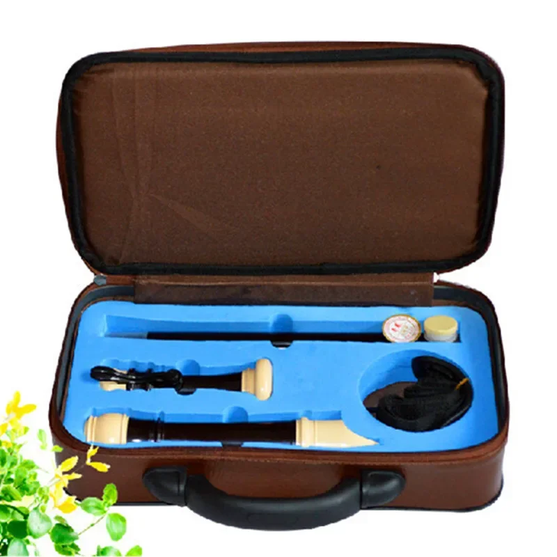 QiMei Brand Professional 8 Holes Baroque Tenor Plastic Recorder Key of C Clarinet Musical Instrument English-style Flute